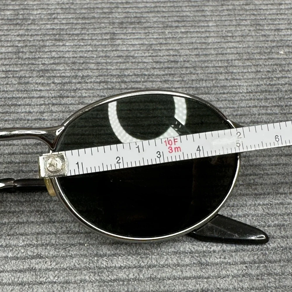 B&L Ray-Ban Vintage Oval Y2K Sunglasses Gunmetal W2839 PUAS Bausch & Lomb